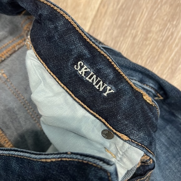 AEO SKINNY DENIM JEANS LOW RISE 0short EUC - Picture 4 of 6